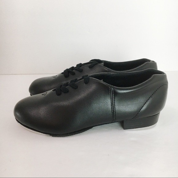 5W 5 WIDE Capezio Women's Fluid Black Lace‎ Up Tap Dance Shoes Style Model CG17 - Picture 5 of 13